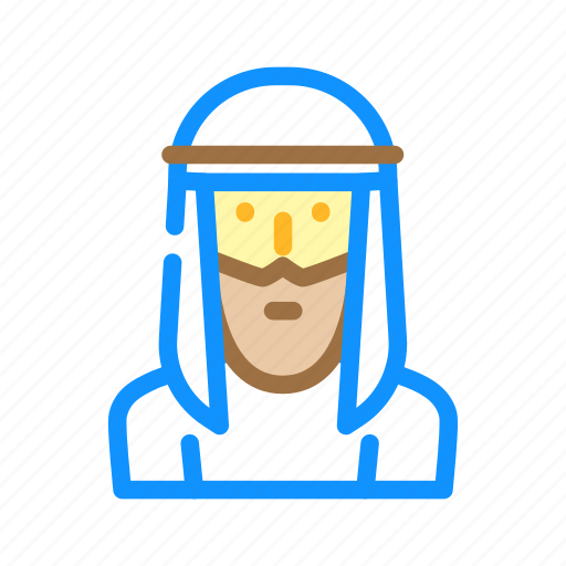 Arab, muslim, guy, male, business, expression icon - Download on Iconfinder