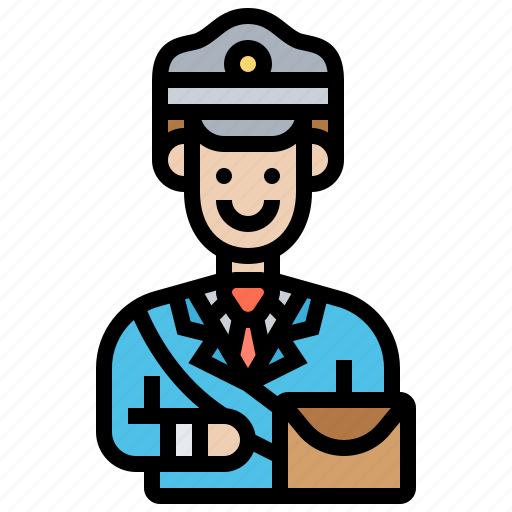 Delivery, job, mailman, postman, service icon - Download on Iconfinder