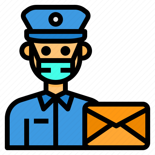 Postman, avatar, occupation, man, mail icon - Download on Iconfinder