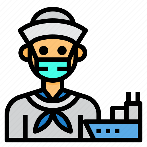 Sailor, avatar, occupation, man, job icon - Download on Iconfinder