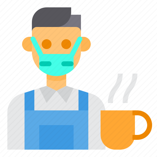 Barista, coffee, avatar, occupation, man icon - Download on Iconfinder