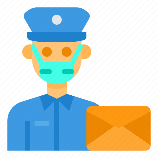 Postman, avatar, occupation, man, mail icon - Download on Iconfinder