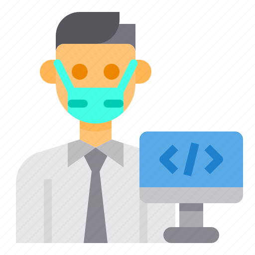 Programmer, coding, avatar, occupation, man icon - Download on Iconfinder