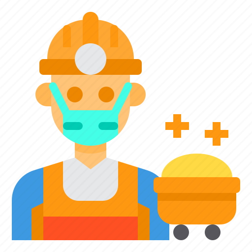 Worker, avatar, occupation, man, mine icon - Download on Iconfinder