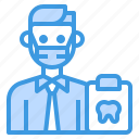 dentist, avatar, occupation, man, jobs