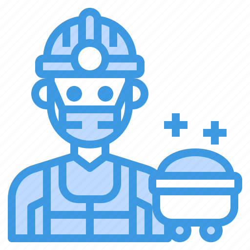 Worker, avatar, occupation, man, mine icon - Download on Iconfinder