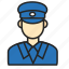 avatar, male, police, profession 