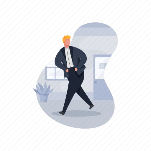 Business, man, office, work illustration - Download on Iconfinder