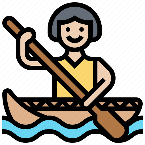 Boat, canoe, kayaking, sport, water icon - Download on Iconfinder