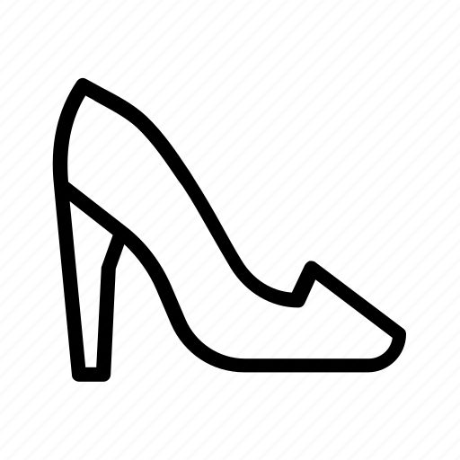 High, heels, fashion, female, footwear icon - Download on Iconfinder