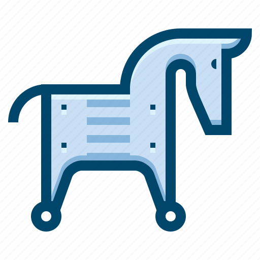 Horse, malware, trojan, trojan horse icon - Download on Iconfinder