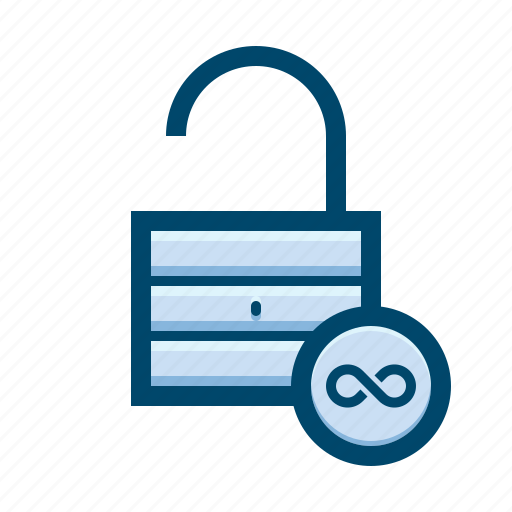 Infinite, padlock, vulnerability, exploit icon - Download on Iconfinder