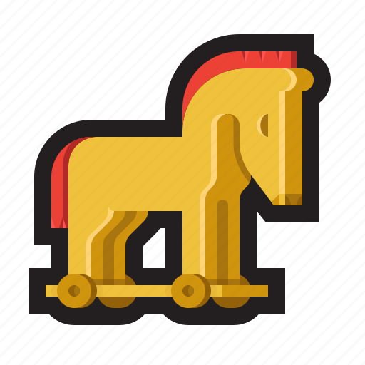 Horse, malware, trojan, trojan horse icon - Download on Iconfinder