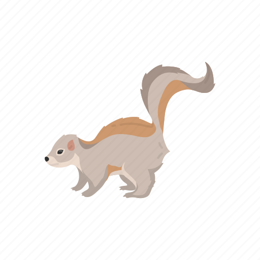 Animal, chipmunk, mammal, rodent, squirrel, striped rodent icon - Download on Iconfinder