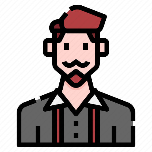 Avatar, beard, casual, man, men, profile, user icon - Download on Iconfinder
