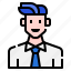 avatar, casual, man, men, office, profile, worker 