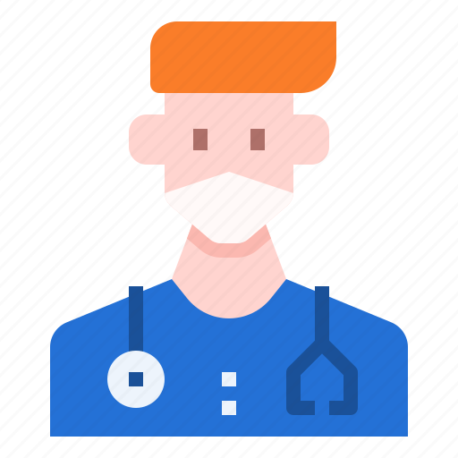 Avatar, doctor, hygiene, man, mask, people, user icon - Download on Iconfinder