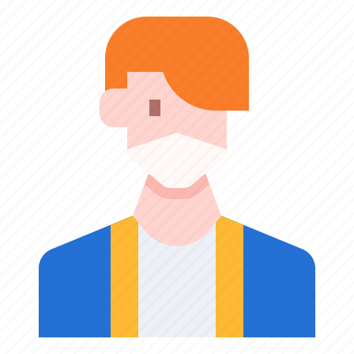 Hygiene, man, mask, people, teen, user icon - Download on Iconfinder