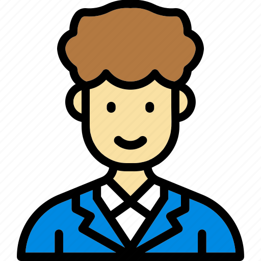 Assistant, employee, male, officer, secretary icon - Download on Iconfinder