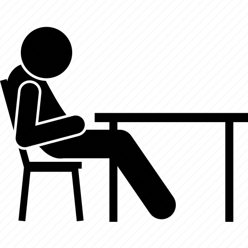 Chair, man, resting, sleeping, table icon - Download on Iconfinder