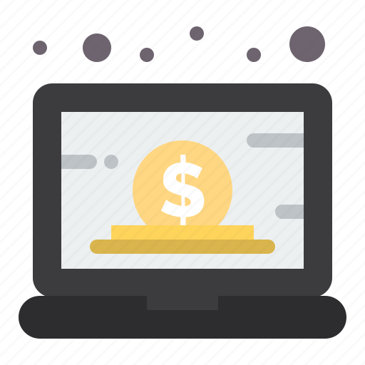 Business, dollar, laptop, management, online icon - Download on Iconfinder