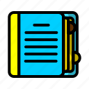 icon, color, 2, notebook