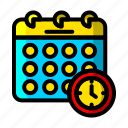 icon, color, time table