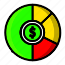 icon, color, pie chart