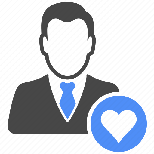Manager, profile, user, avatar, heart, like, love icon - Download on Iconfinder
