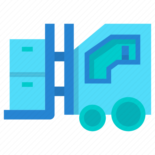 Box, factory, fork, industry, lift, vehicle icon - Download on Iconfinder