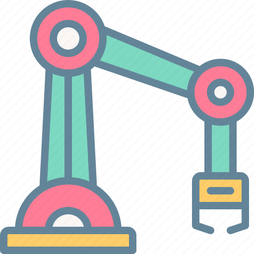 Robot, arm, machine, industry, manufacturing icon - Download on Iconfinder