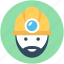 job, miner, miner avatar, occupation, worker 