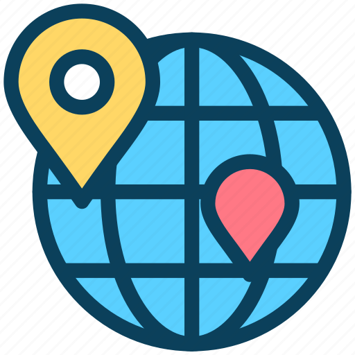 Location, map, world, global, gps icon - Download on Iconfinder