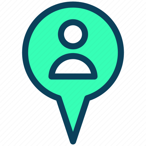 Location, map, people, user, marker, gps icon - Download on Iconfinder