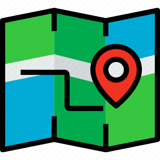 Direction, location, map, navigator, position, route, way icon - Download on Iconfinder