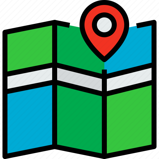 Direction, location, map, navigator, position, route, way icon - Download on Iconfinder