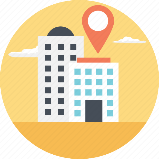 Geolocation, location finding, location pointer, navigation system, office location icon - Download on Iconfinder