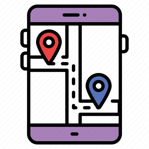 Gps, pointer, road, pin, tracking icon - Download on Iconfinder