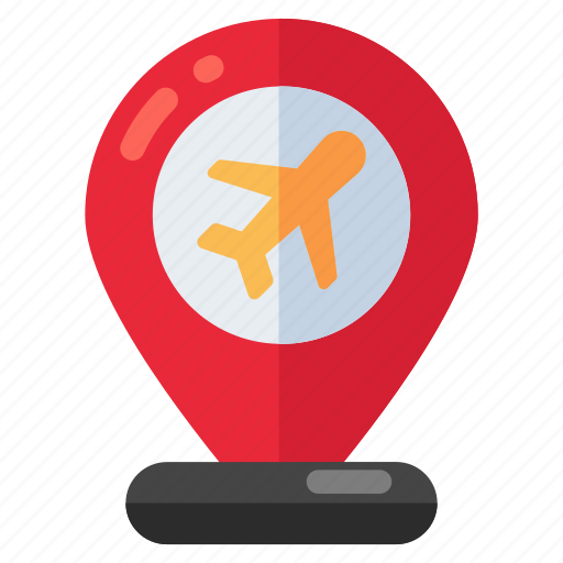 Flight location, direction, gps, navigation, geolocation icon - Download on Iconfinder