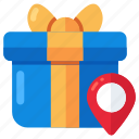 gift location, direction, gps, navigation, gift tracking