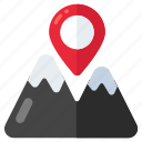 mountains location, direction, gps, navigation, geolocation