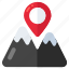 mountains location, direction, gps, navigation, geolocation 