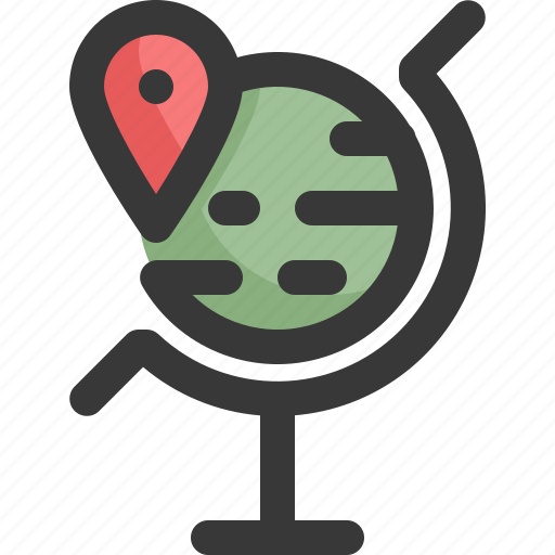 Earth, gps, location, map, navigation, pin icon - Download on Iconfinder