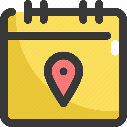 Calendar, gps, location, map, navigation icon - Download on Iconfinder