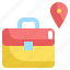 bag, business, gps, location, map, marketing, navigation 