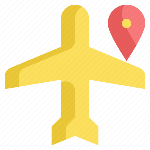 Airplane, gps, location, map, navigation, plane icon - Download on Iconfinder