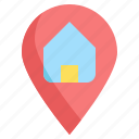 gps, home, location, map, navigation