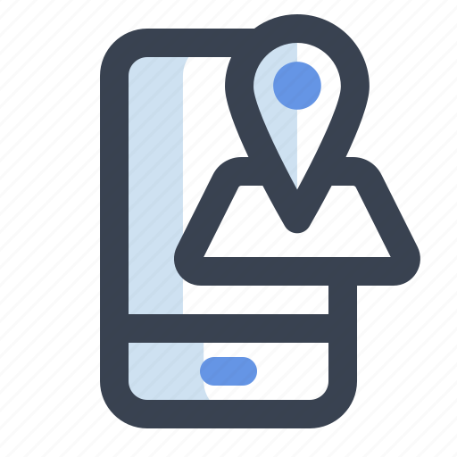 Gps, map, maps, mobile, navigation, pin, place icon - Download on Iconfinder