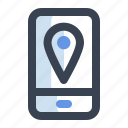gps, location, map, mobile, navigation, pin, place