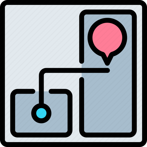 Indoor, navigation, map, location, marker icon - Download on Iconfinder